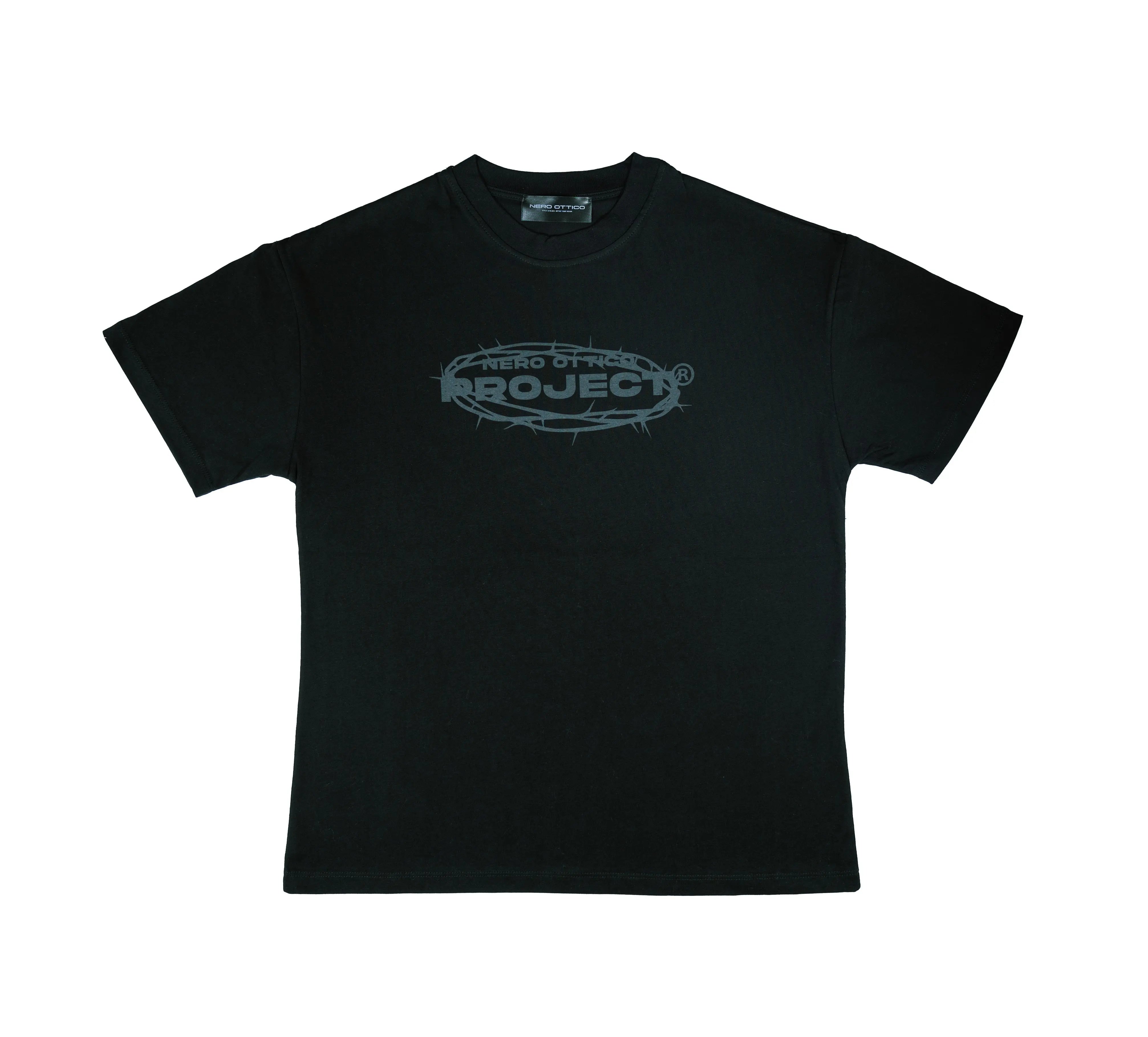 Bel Paese T-Shirt Nero Ottico