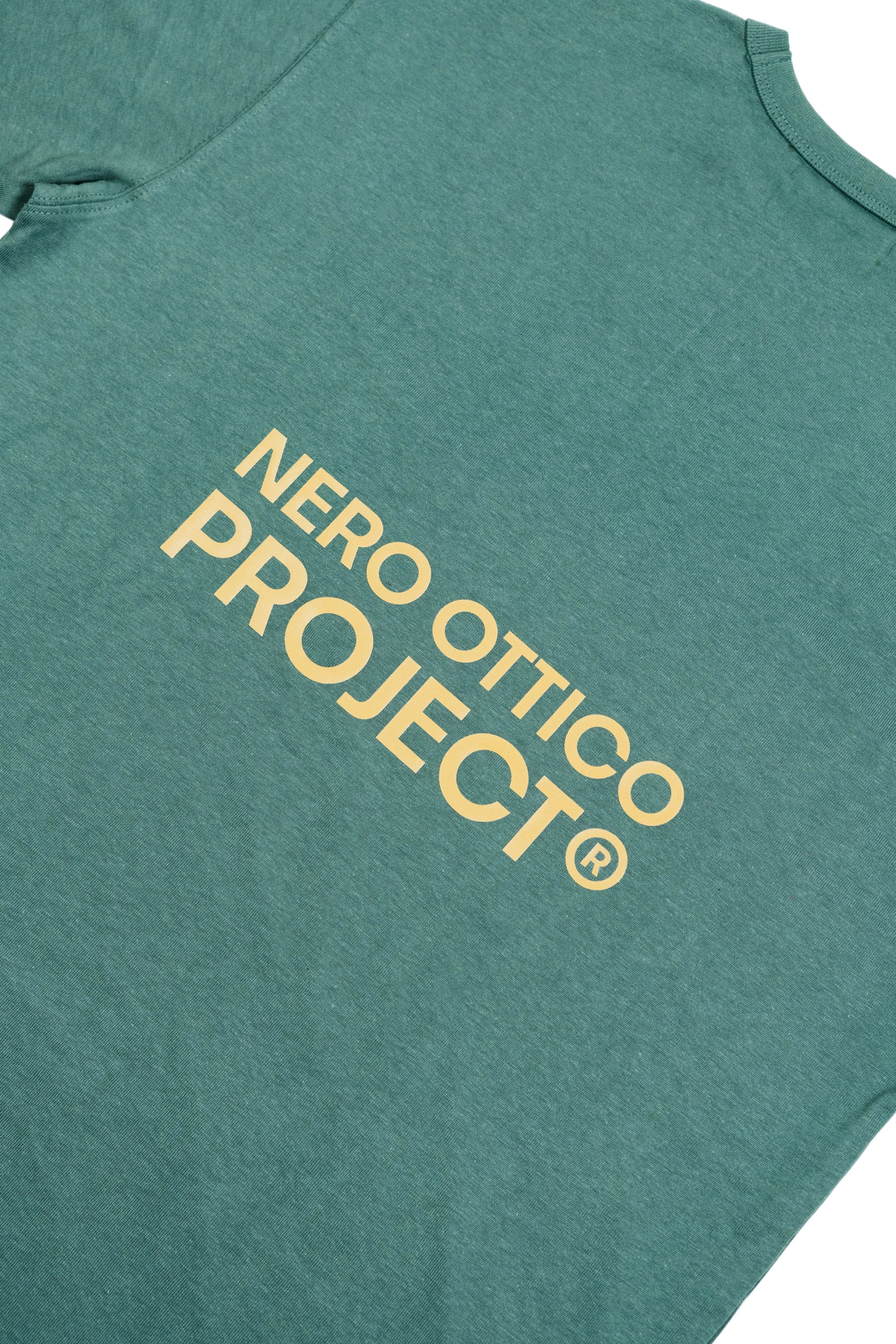 Box Logo Crochet T-Shirt - Boxy Fit Nero Ottico