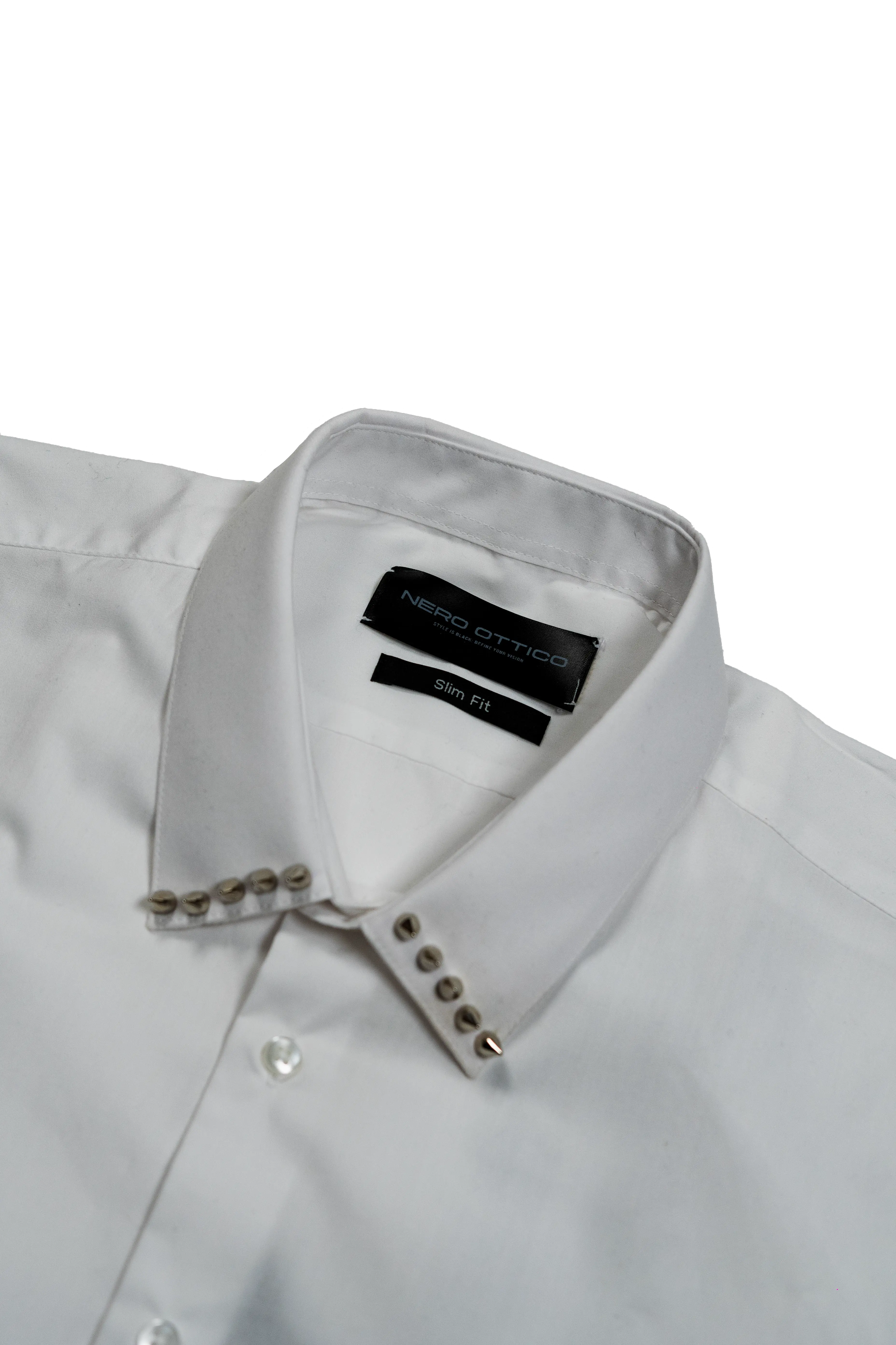Dissestred Cross Shirt - Cropped Fit Nero Ottico