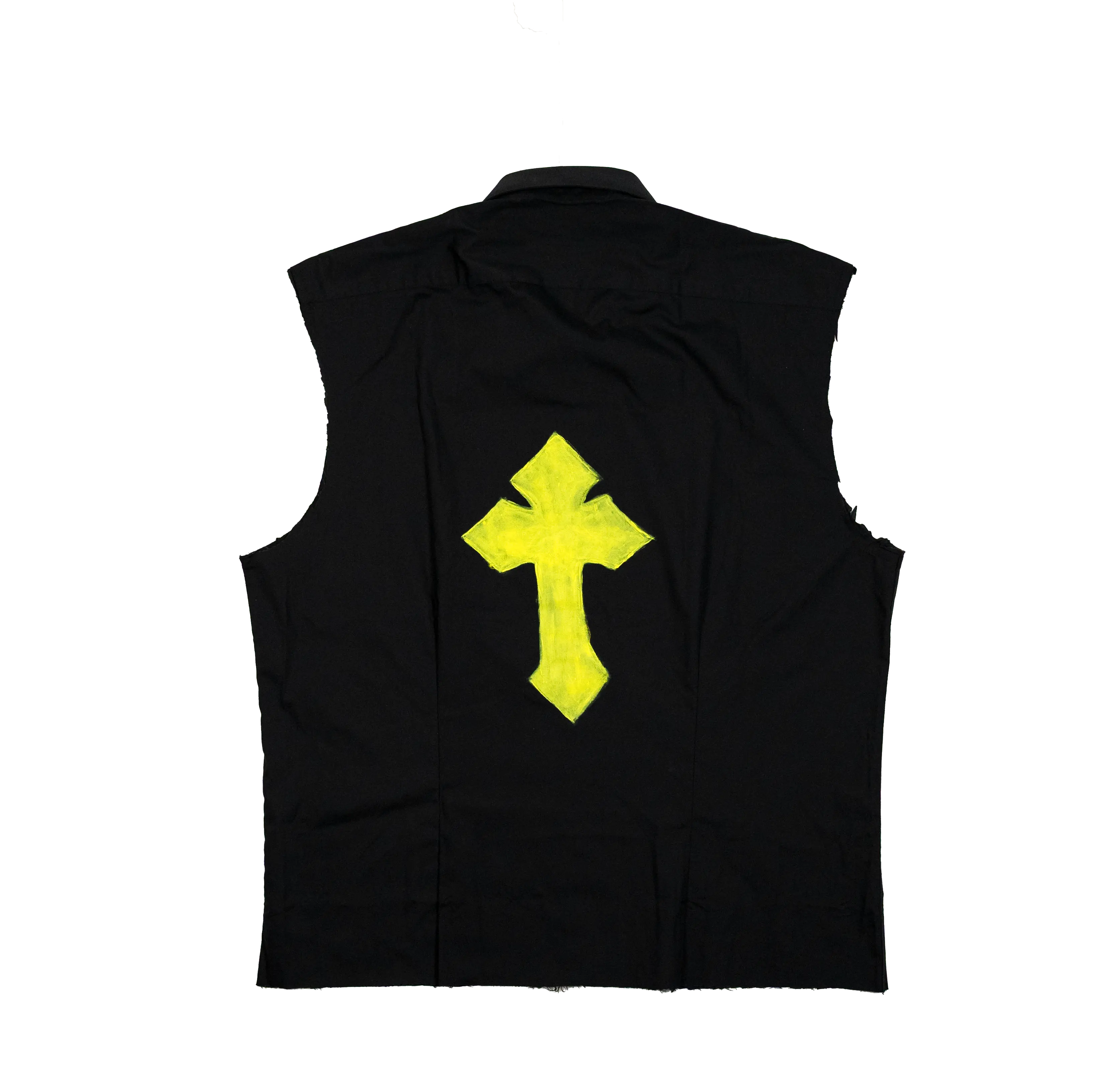 Dissestred Cross Shirt - Cropped Fit Nero Ottico