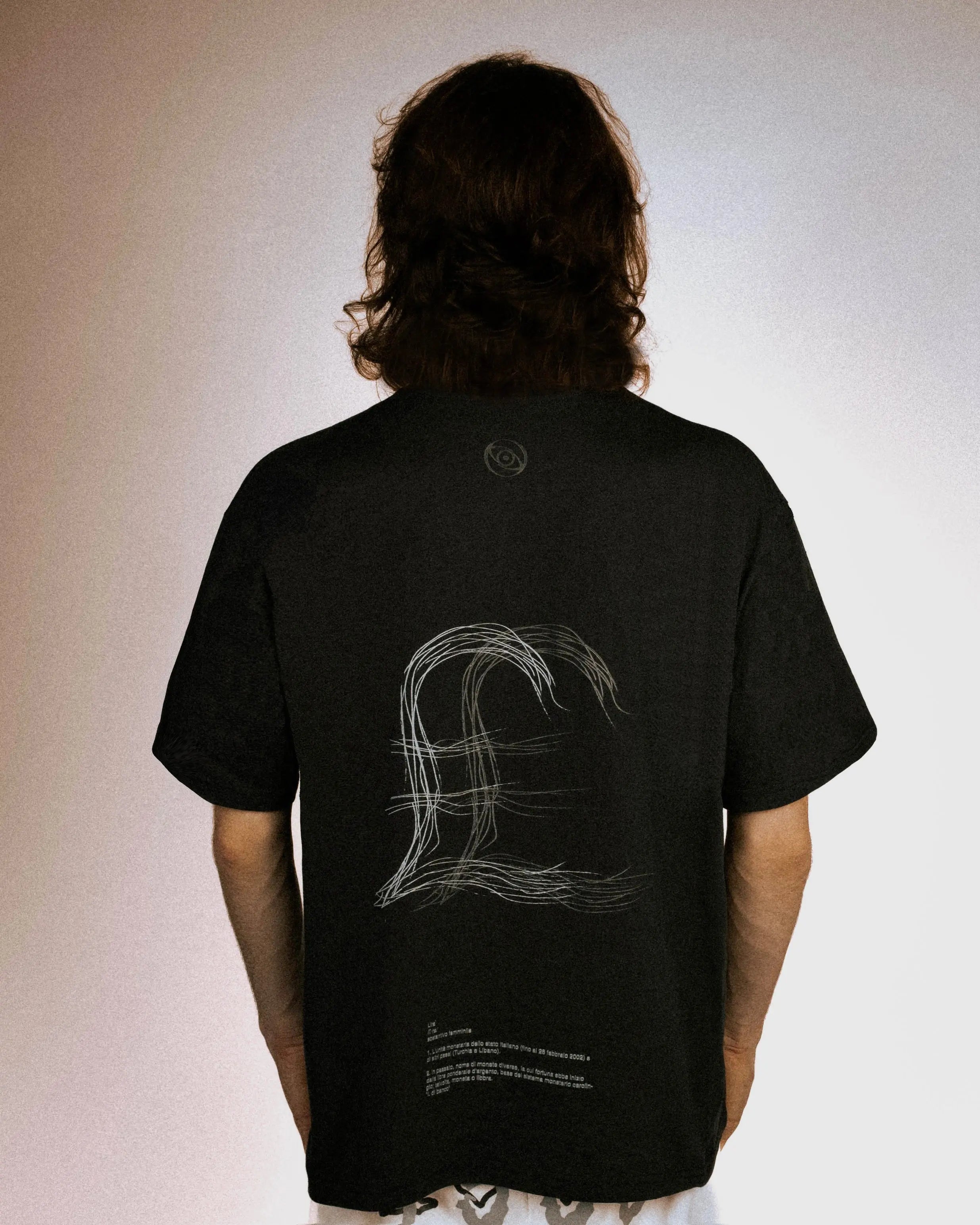 Lira T-Shirt Boxy Fit - Unisex Nero Ottico