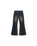 Purano Flare Washed Blue Jeans
