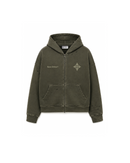 Kala Zip Hoodie Washed Green