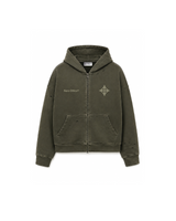Kala Zip Hoodie Washed Green
