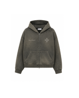 Kala Zip Hoodie Washed Grey