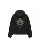 Kala Zip Hoodie Washed Black