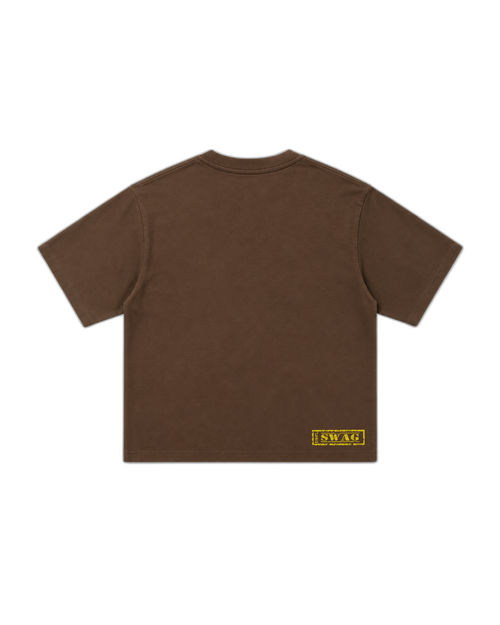 Binario Boxy Tee Brown