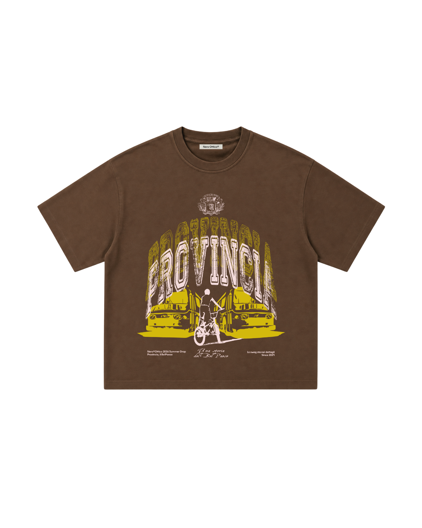 Binario Boxy Tee Brown