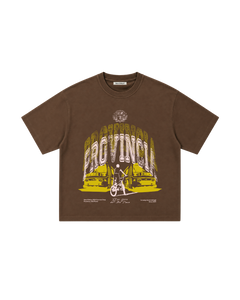 Binario Boxy Tee Brown