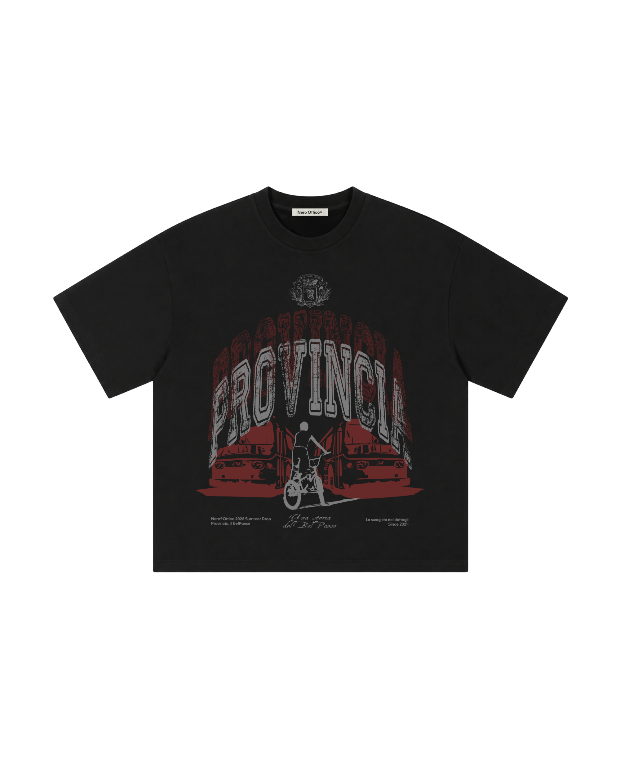 Binario Boxy Tee Black