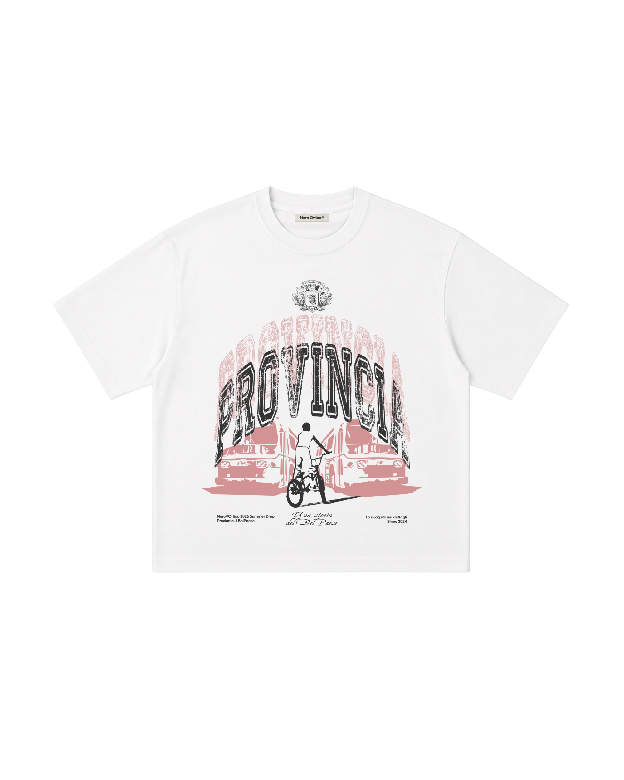 Binario Boxy Tee White