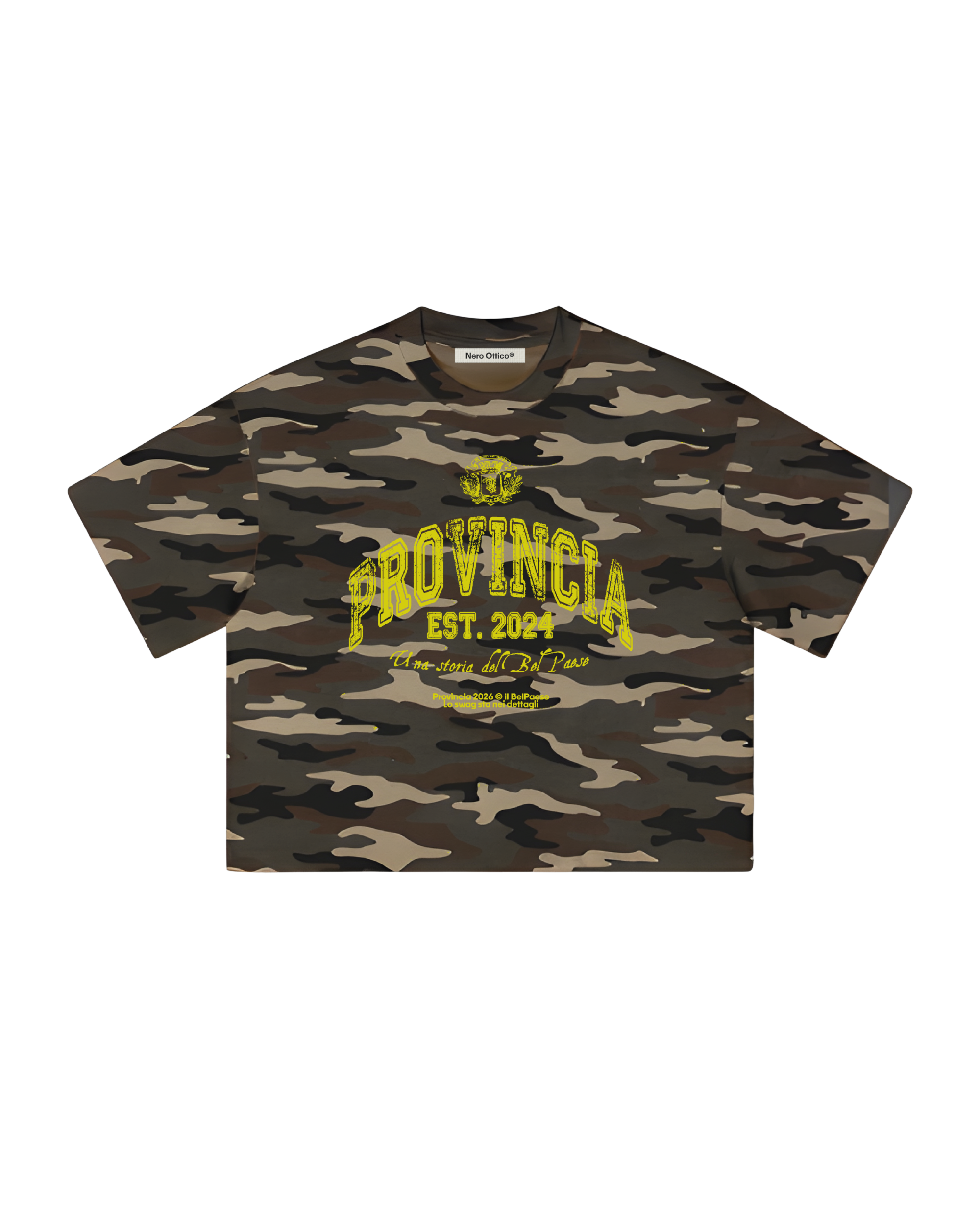 Borgo Camo Tee Dark