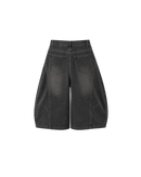 Rione Wide Leg Jorts Dark Blue