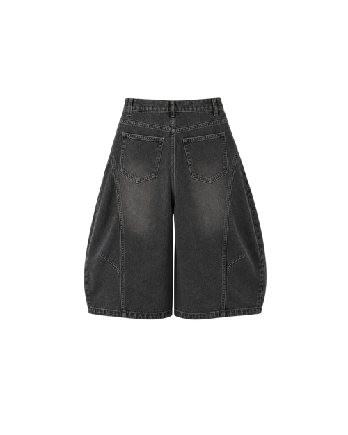 Rione Wide Leg Jorts Dark Blue