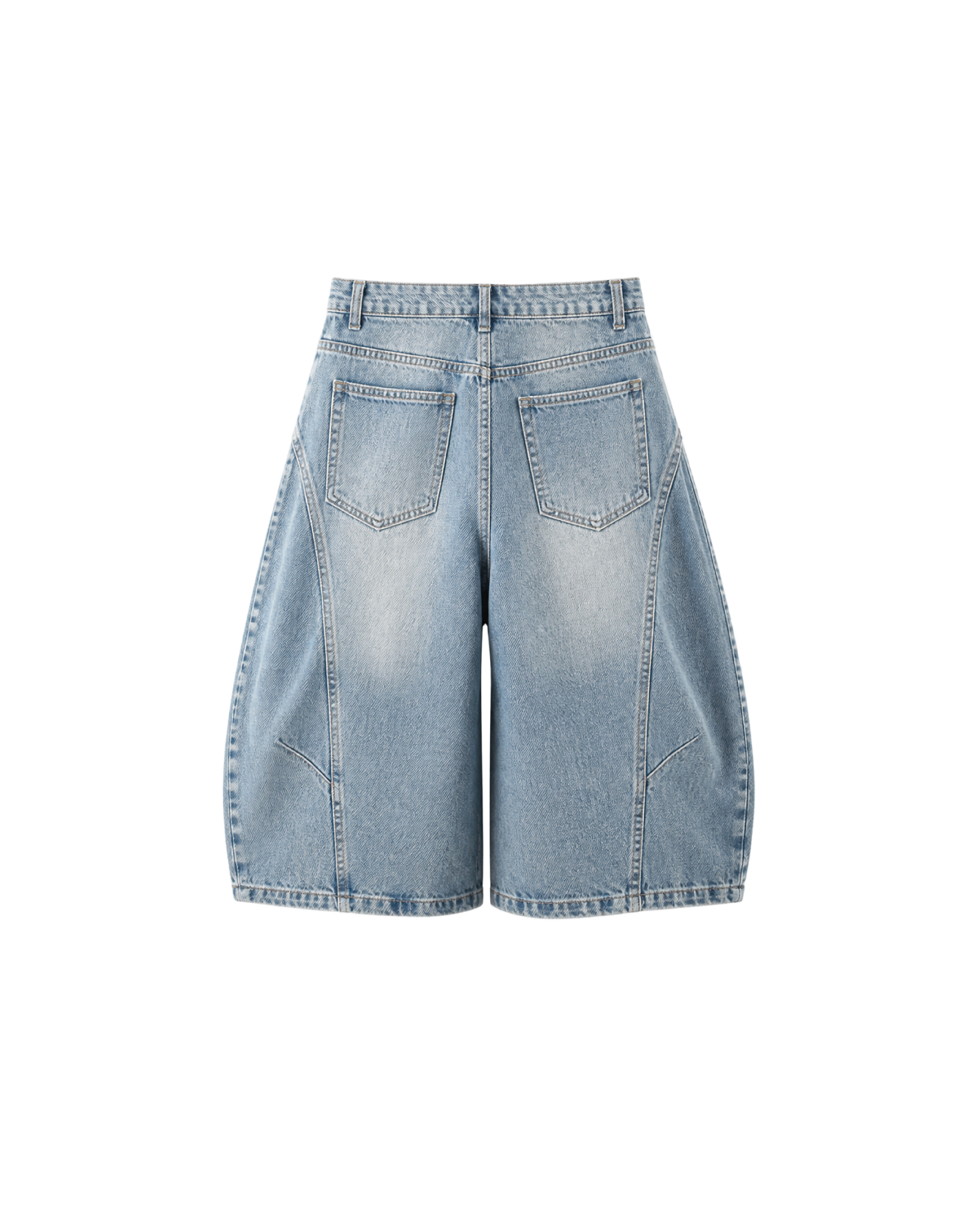 Rione Wide Leg Jorts Light Blue
