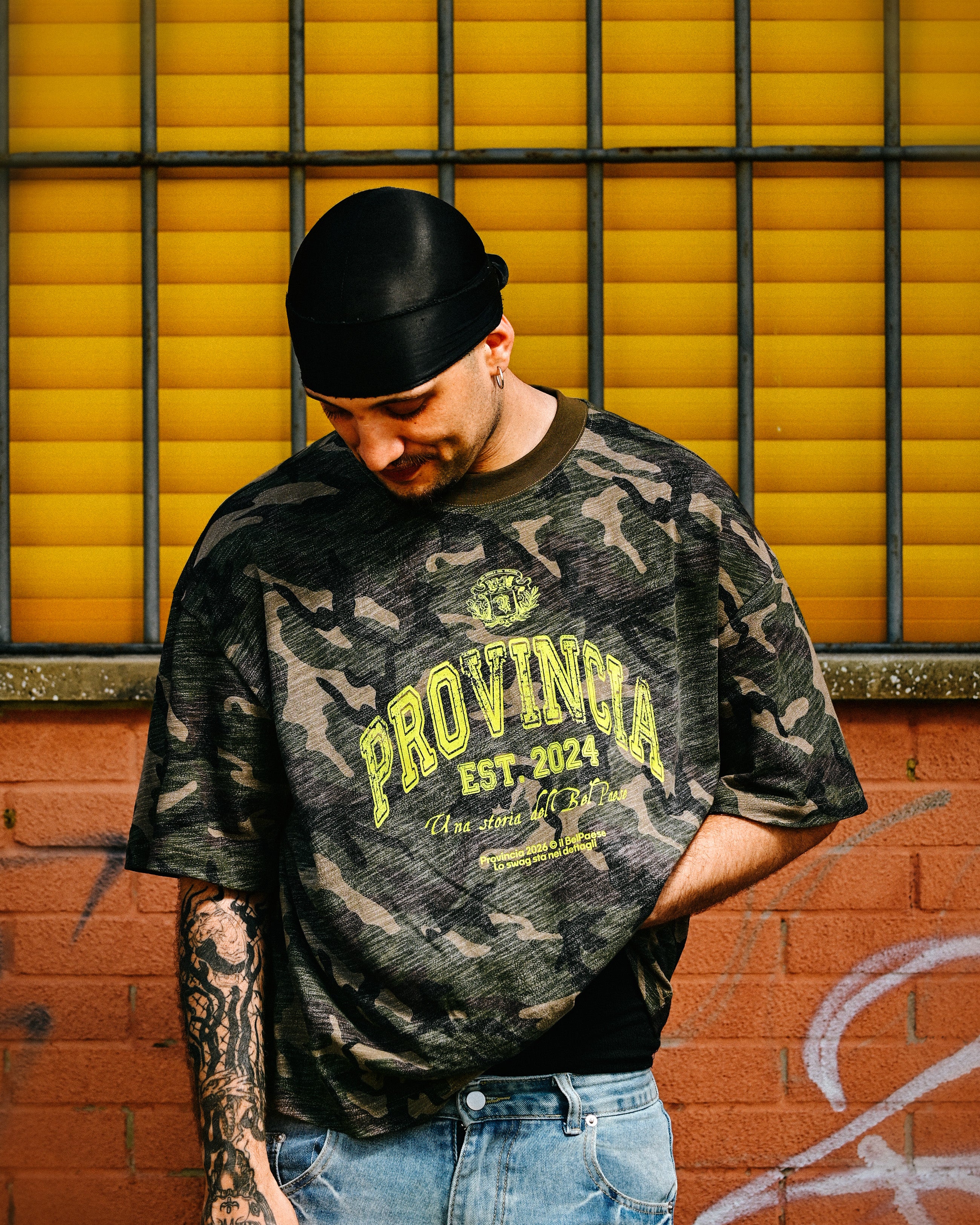 Borgo Camo Tee Dark