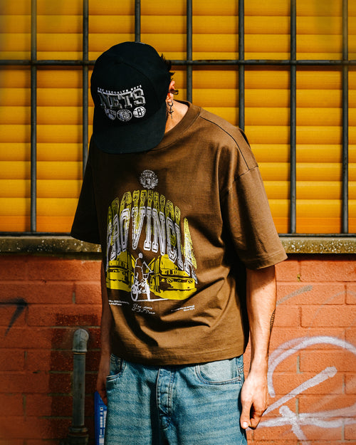 Binario Boxy Tee Brown