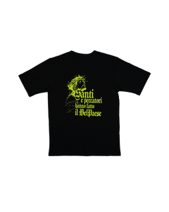 Santi e Peccatori T-Shirt - Crochet Boxy Fit Black
