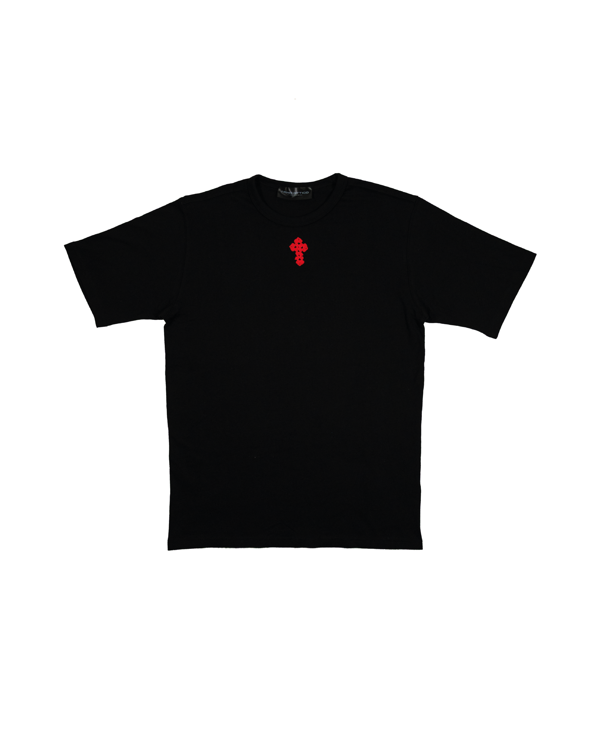 Box Logo Crochet T-Shirt - Boxy Fit Black