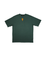Box Logo Crochet T-Shirt - Boxy Fit Green