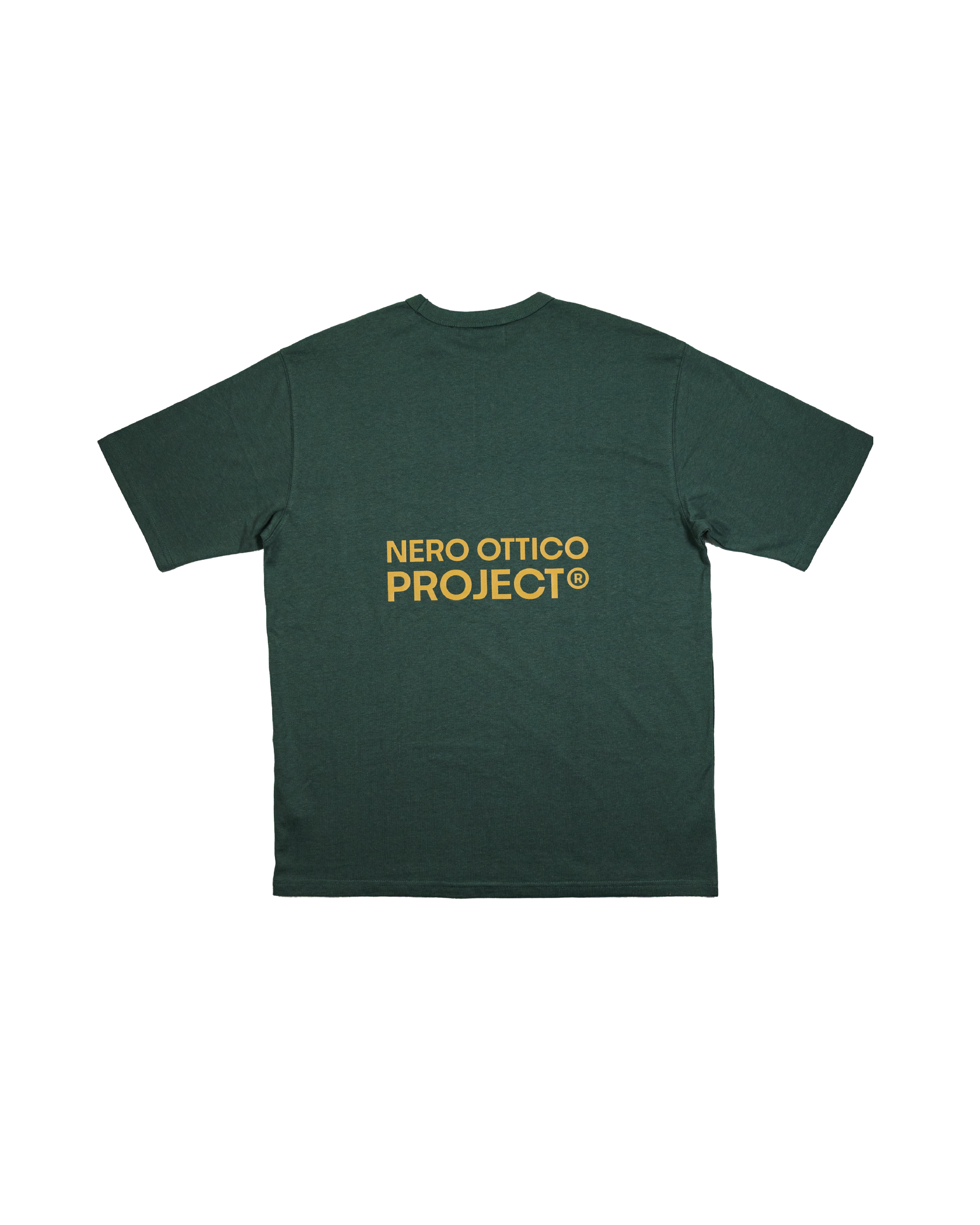 Box Logo Crochet T-Shirt - Boxy Fit Green