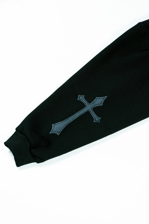 Bel Paese Crewneck Black Nero Ottico