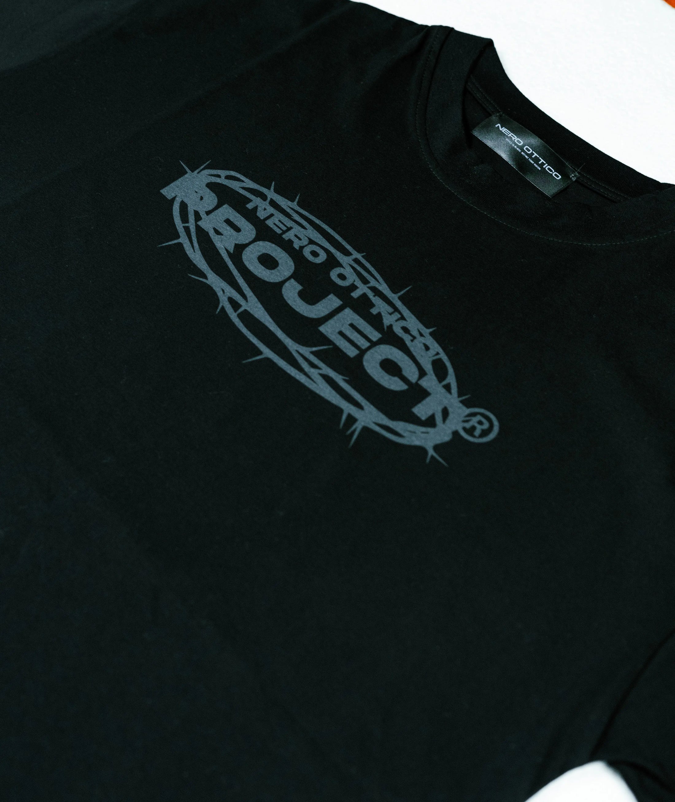 Bel Paese T-Shirt Nero Ottico
