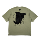 BelPaese Damage T-Shirt - Boxy Fit Nero Ottico