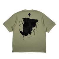 BelPaese Damage T-Shirt - Boxy Fit Nero Ottico