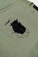 BelPaese Damage T-Shirt - Boxy Fit Nero Ottico