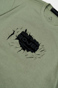 BelPaese Damage T-Shirt - Boxy Fit Nero Ottico