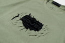 BelPaese Damage T-Shirt - Boxy Fit Nero Ottico