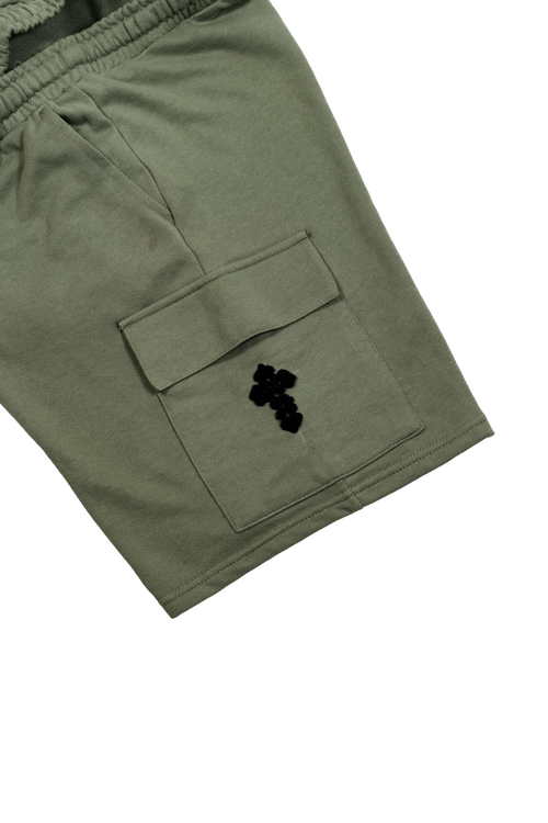 Box Logo Crochet Shorts Nero Ottico