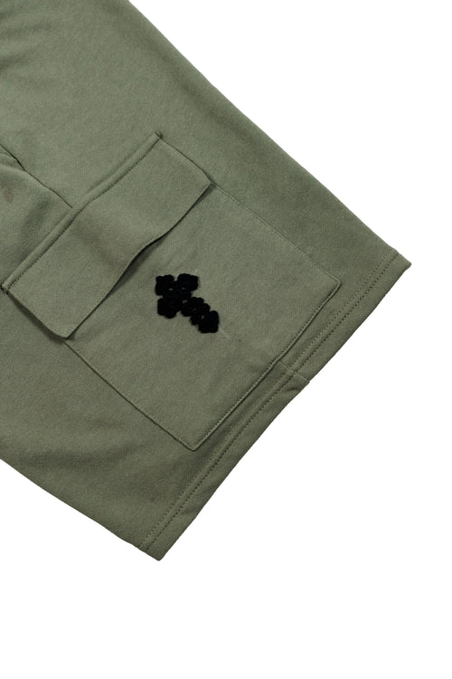 Box Logo Crochet Shorts Nero Ottico