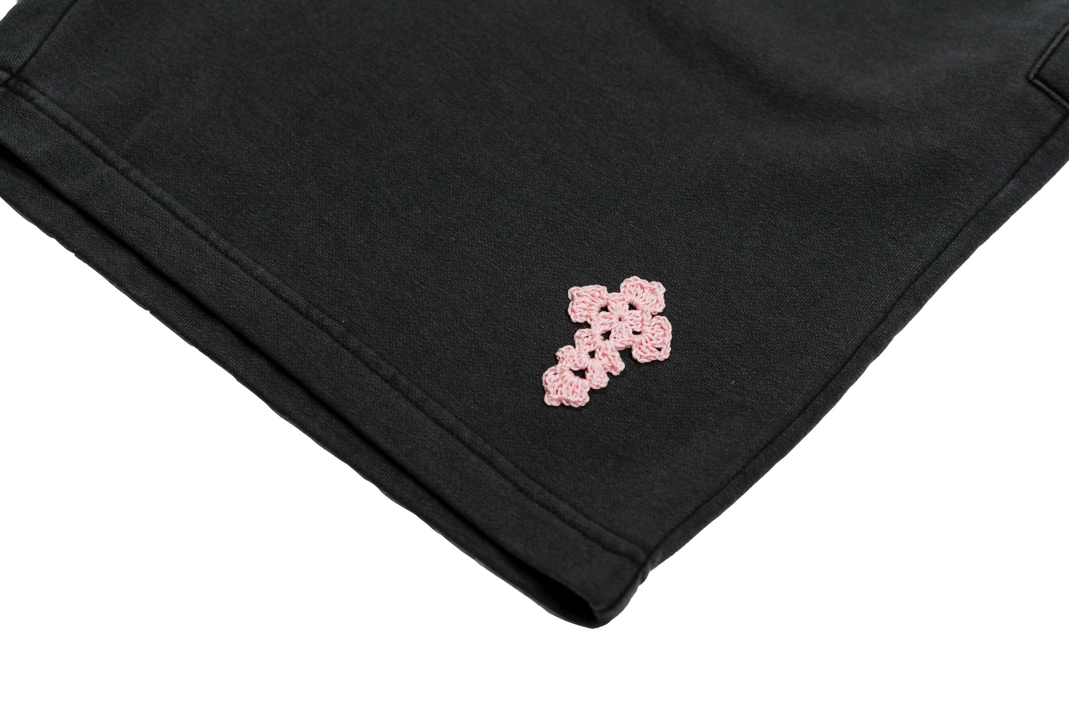 Box Logo Crochet Shorts Nero Ottico