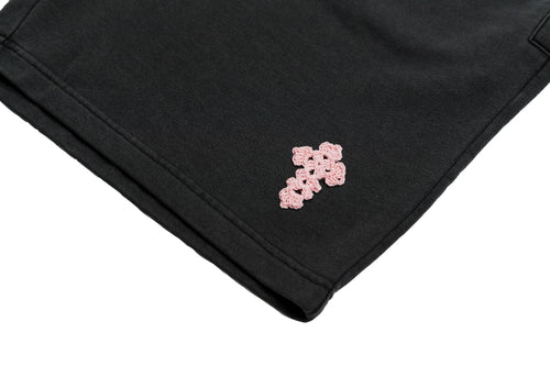 Box Logo Crochet Shorts Nero Ottico