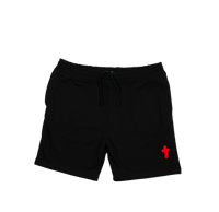 Box Logo Crochet Shorts Nero Ottico