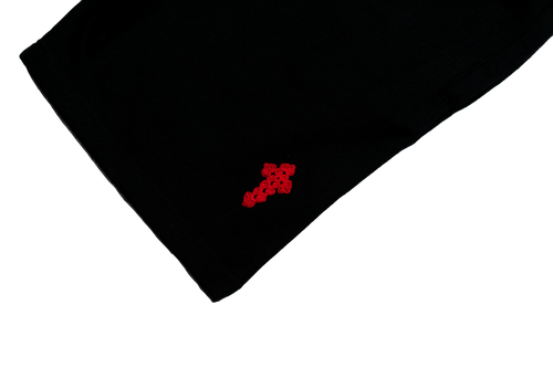 Box Logo Crochet Shorts Nero Ottico