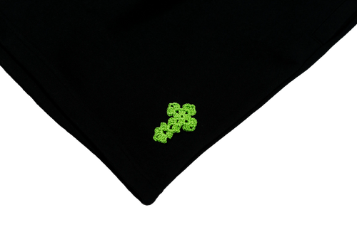 Box Logo Crochet Shorts Nero Ottico