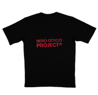 Box Logo Crochet T-Shirt - Boxy Fit Nero Ottico