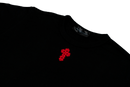 Box Logo Crochet T-Shirt - Boxy Fit Nero Ottico