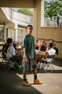 Box Logo Crochet T-Shirt - Boxy Fit Nero Ottico