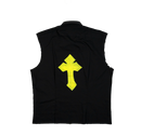 Dissestred Cross Shirt - Cropped Fit Nero Ottico