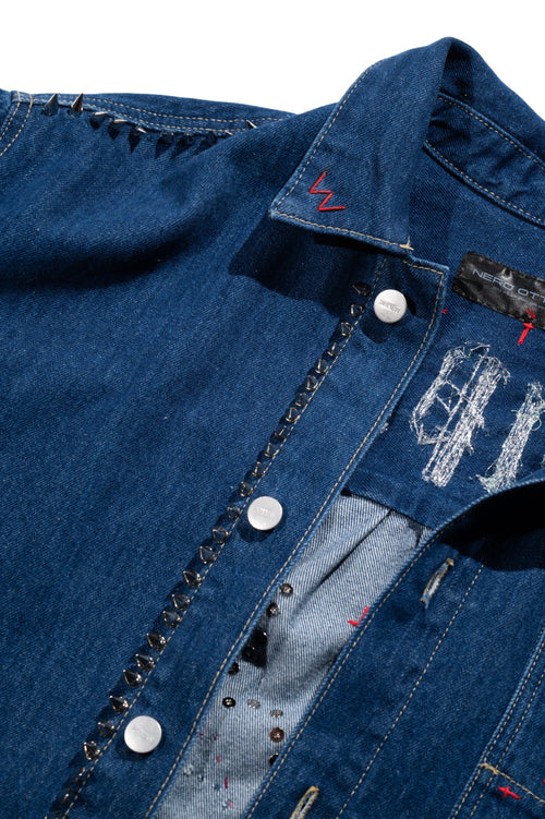 Giacca Jeans BelPaese Nero Ottico