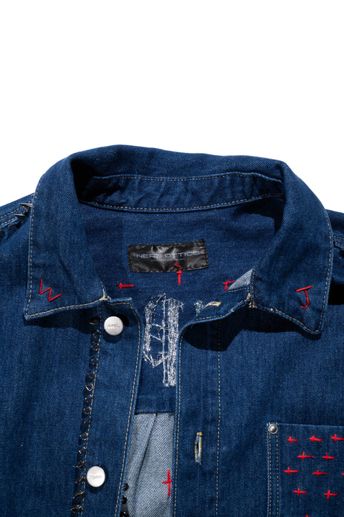 Giacca Jeans BelPaese Nero Ottico