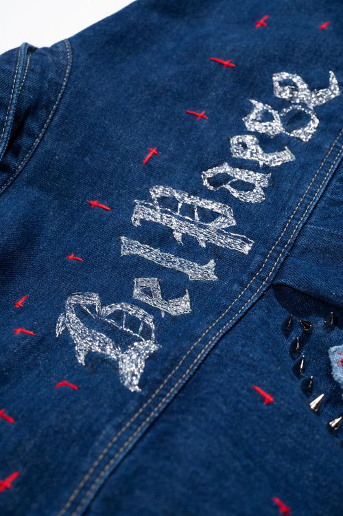 Giacca Jeans BelPaese Nero Ottico