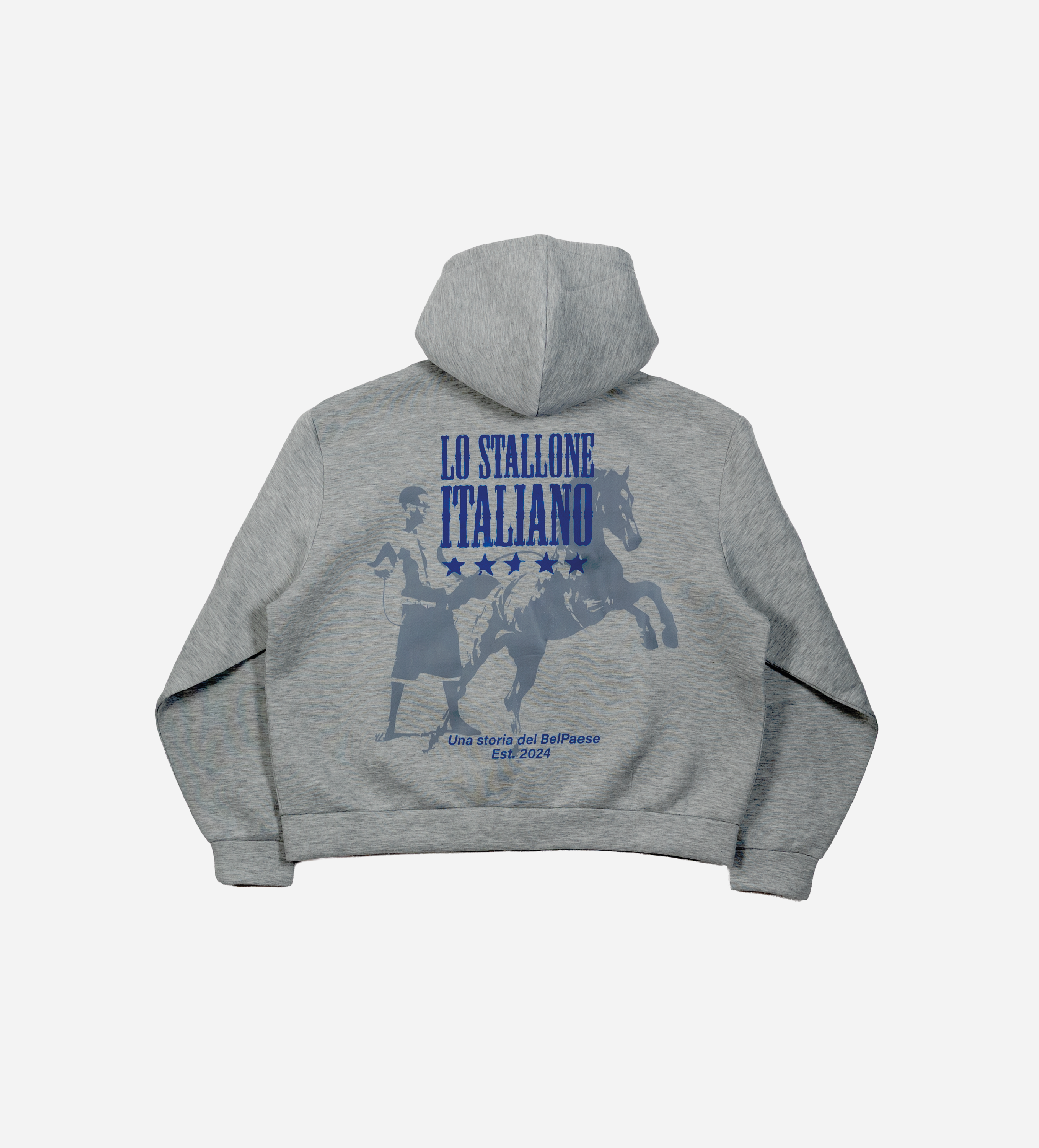 Knockout Zip Hoodie Grey Melange