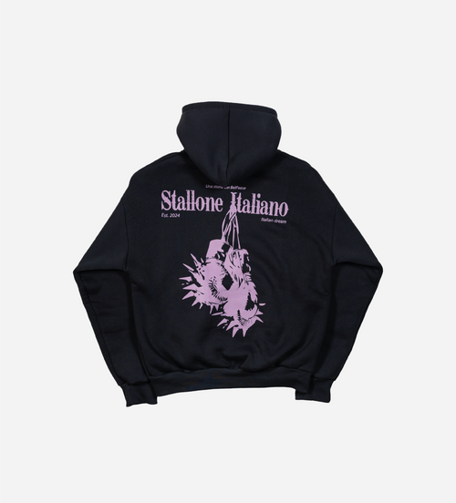 Sparring Hoodie Boxy Piombo