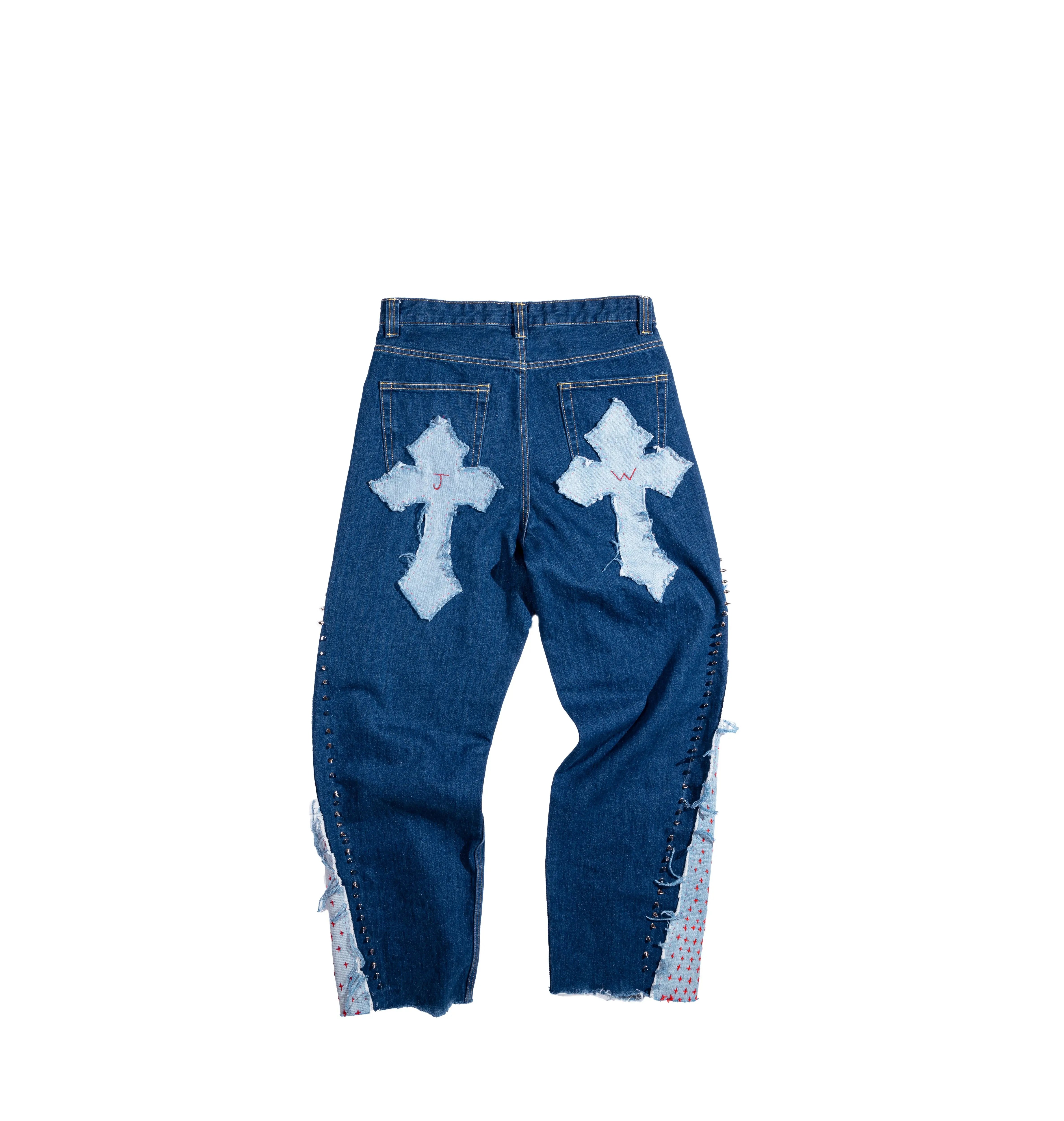 Jeans Baggy BelPaese Nero Ottico