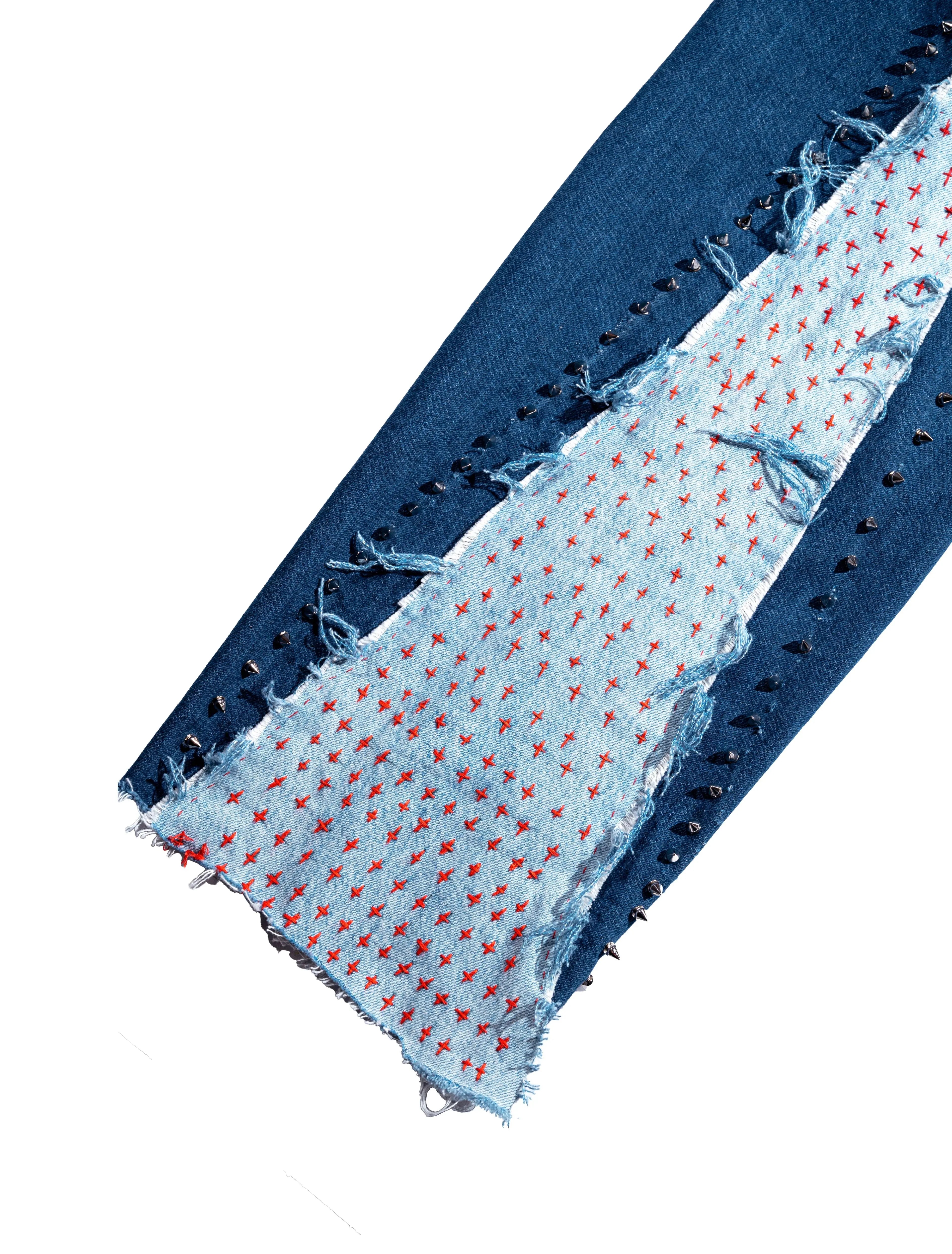 Jeans Baggy BelPaese Nero Ottico